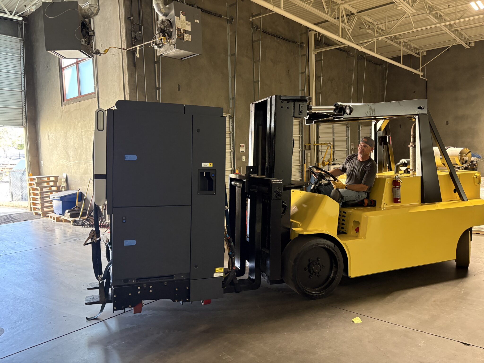 Intermountain Machinery Service millwright crew working on industrial equipment